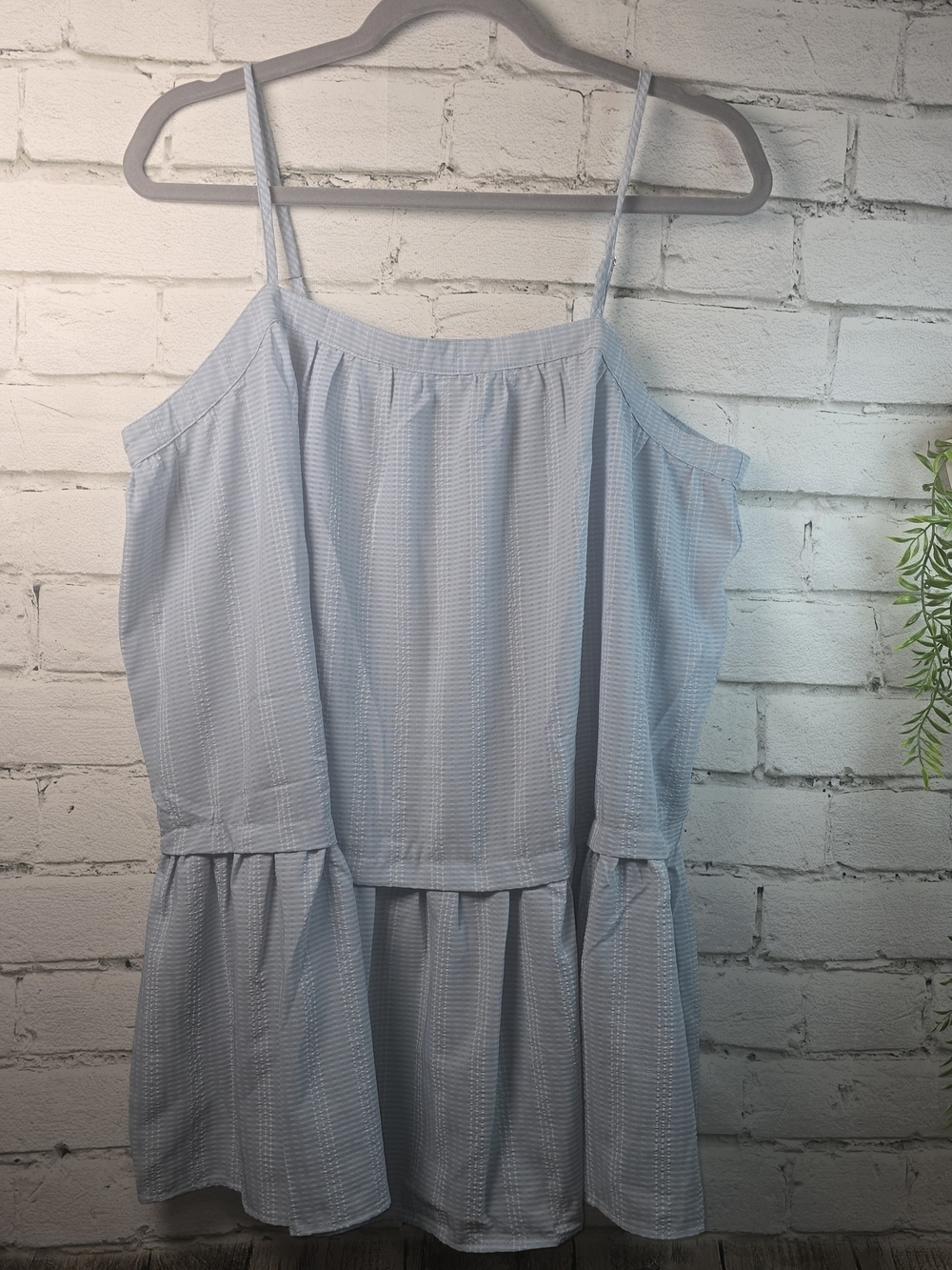 Light Blue Women's Blouse — Classic Button-Front